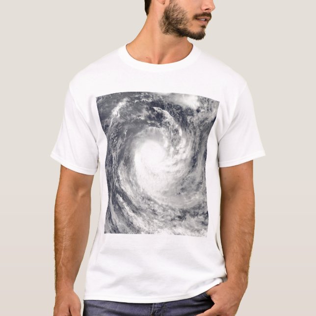 Cyclone Rene over the South Pacific Ocean T-Shirt (Front)