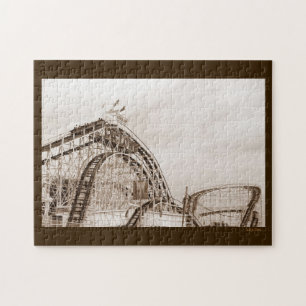 Cyclone Rollercoaster Jigsaw Puzzle