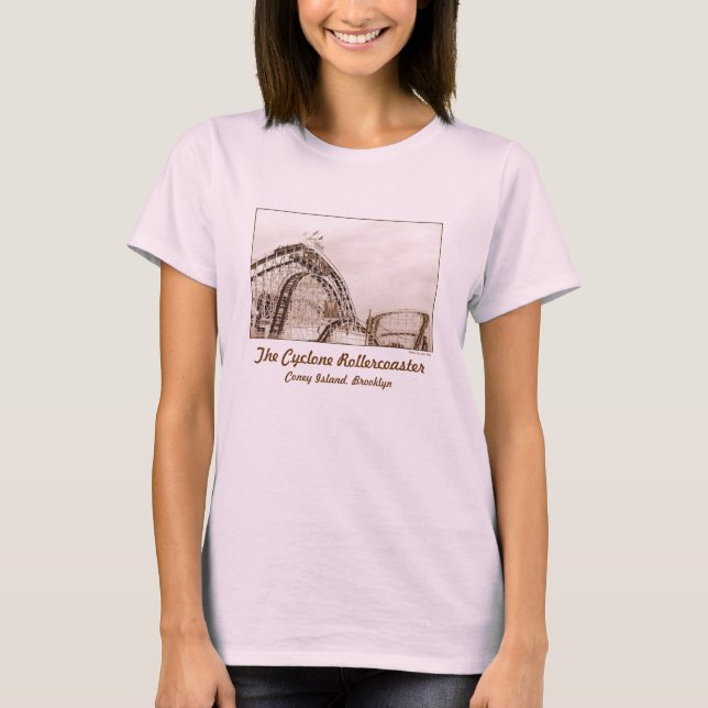 Cyclone Rollercoaster Ladies' T-shirt (Front)