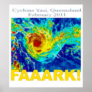 Cyclone Yasi, Queensland, February 2011 Poster