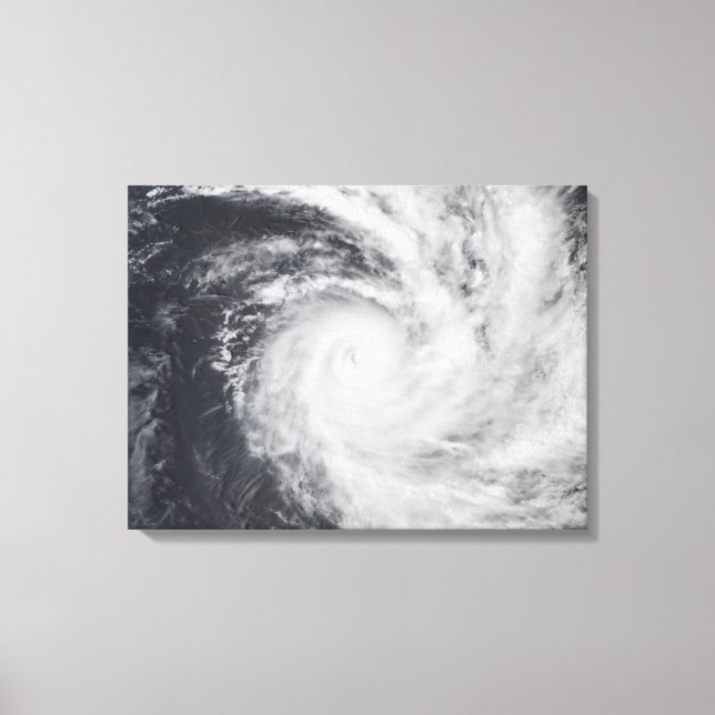 Cyclone Zoe in the South Pacific Ocean Canvas Print (Front)