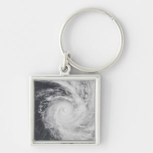 Cyclone Zoe in the South Pacific Ocean Key Ring