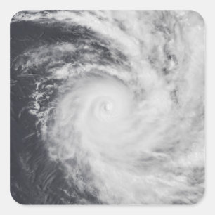 Cyclone Zoe in the South Pacific Ocean Square Sticker