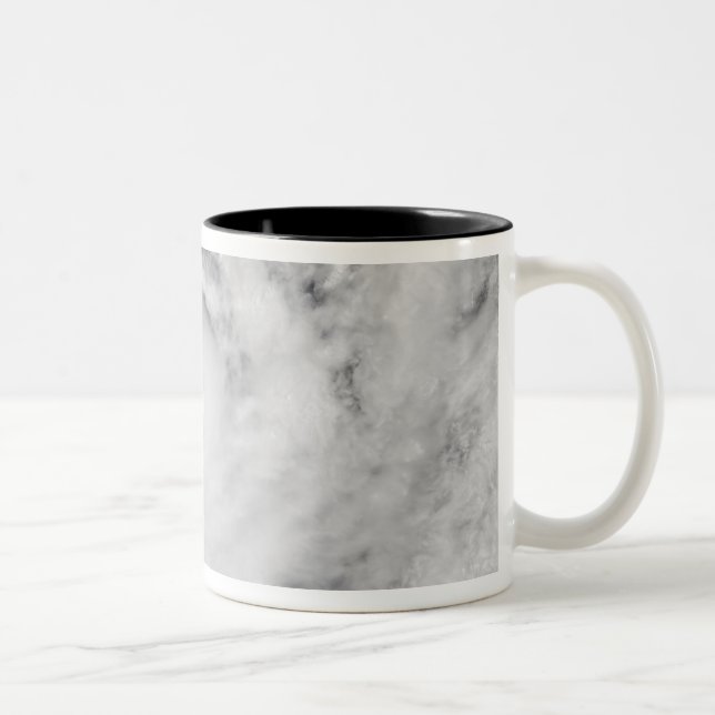 Cyclone Zoe in the South Pacific Ocean Two-Tone Coffee Mug (Right)