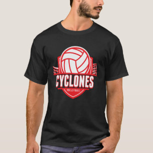 Cyclones Volleyball Back to School Spirit R T-Shirt