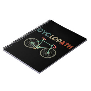 Cyclopath Funny Bicycle Cyclist Humor Notebook