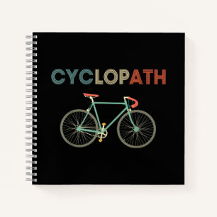 Cyclopath Funny Bicycle Cyclist Humour Notebook