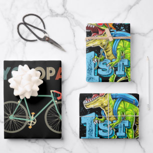 Cyclopath Funny Bicycle Cyclist Humour Wrapping Paper Sheet