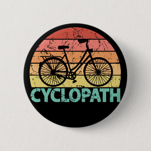 Cyclopath Funny Cycling 6 Cm Round Badge