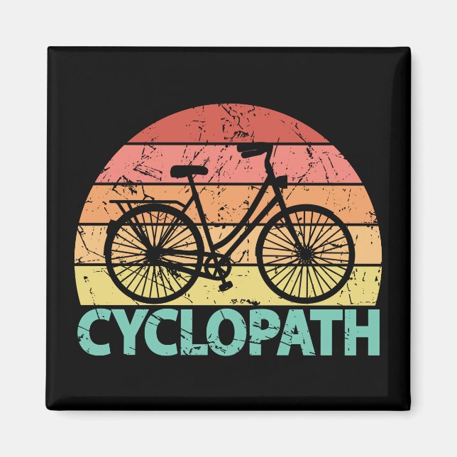 Cyclopath Funny Cycling Bicycle Magnet (Front)