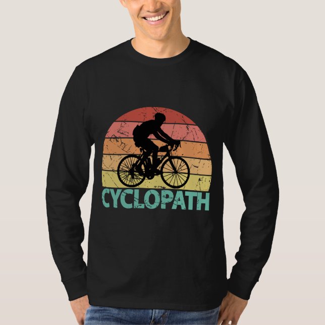 Cyclopath Funny Cycling T-Shirt (Front)