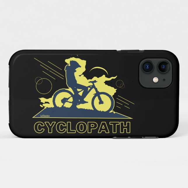 CYCLOPATH funny mountain bike gift idea            Case-Mate iPhone Case (Back (Horizontal))