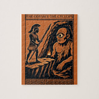 Cyclops Cave Duel Jigsaw Puzzle