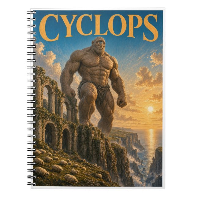 Cyclops, Gothic Fantasy Monster Notebook (Front)