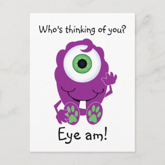 Cyclops Monster Postcard