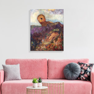 Cyclops   Odilon Redon   Canvas Print
