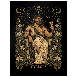 Cyclops, Starlit Tarot Art Postcard