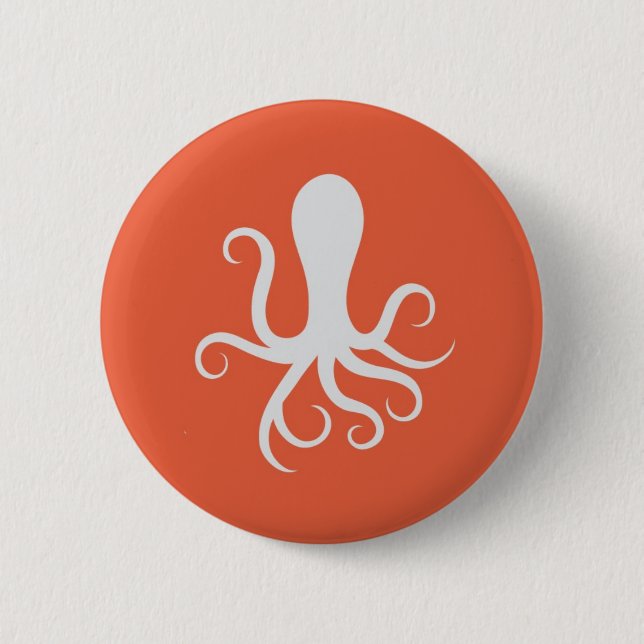 Cycloptopus - Orange 6 Cm Round Badge (Front)