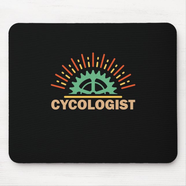 Cycologist Art Mouse Mat (Front)
