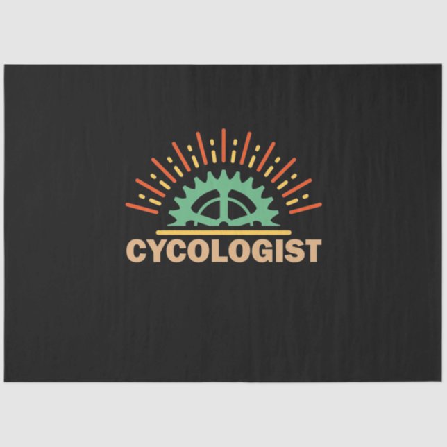 Cycologist Art Tissue Paper (Front)