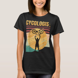 Cycologist- Bike - Bicycle Ride Hobby Race - Retro T-Shirt