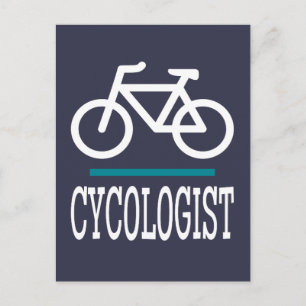 CYCOLOGIST Bike Biking Cycling Funny Novelty Postcard