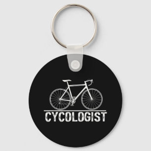 Cycologist Bike Cycling Bicycle Cyclist Key Ring