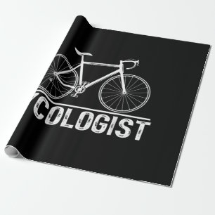 Cycologist Bike Cycling Bicycle Cyclist Wrapping Paper
