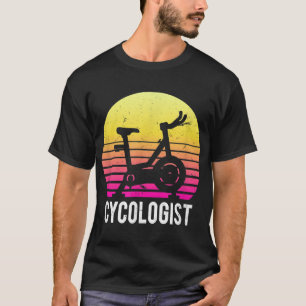 Cycologist Bike Rider Funny Spin Class Cyclist Gif T-Shirt