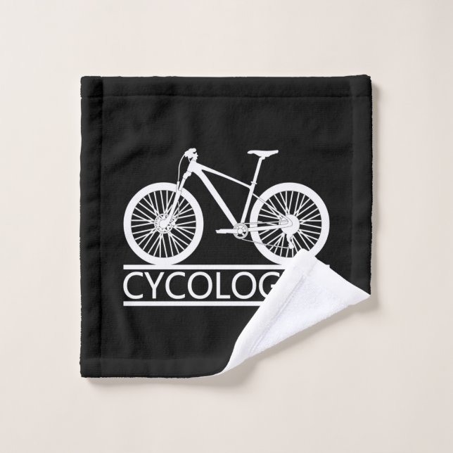 Cycologist BMX Rider, Bicycle Racing Cyclist Lover Wash Cloth (Wash Cloth)