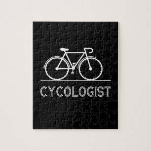 Cycologist Cycle Lover Gift Cycling Mountain Gift Jigsaw Puzzle