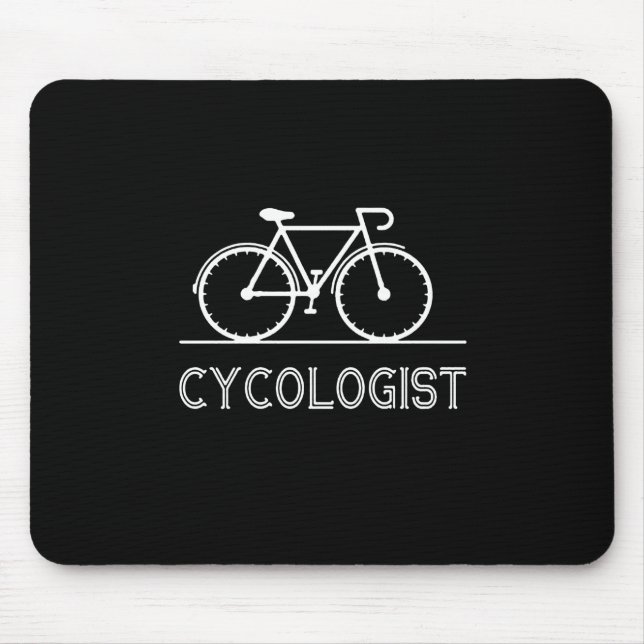 Cycologist Cycle Lover Gift Cycling Mountain Gift Mouse Mat (Front)