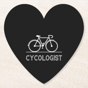Cycologist Cycle Lover Gift Cycling Mountain Gift Paper Coaster