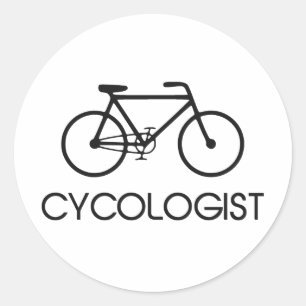 Cycologist Cycling Cycle Classic Round Sticker