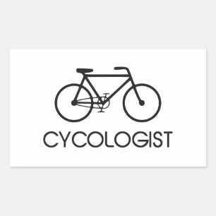 Cycologist Cycling Cycle Rectangular Sticker