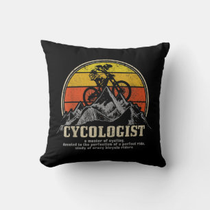 Cycologist Definition Funny Mountain Bike MTB Cushion