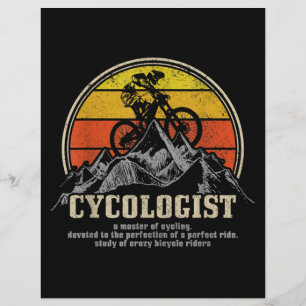 Cycologist Definition Funny Mountain Bike MTB Flyer
