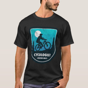 Cycologist Distressed Adventure Biker T-Shirt