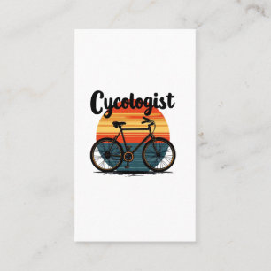 Cycologist: Energetic Biker Tee – for Cycling Business Card