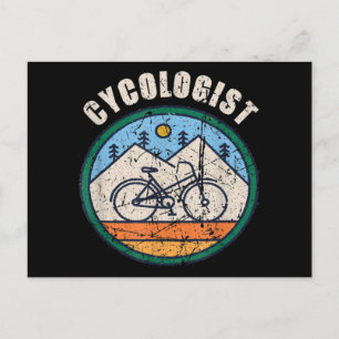 Cycologist Funny Bicycle Cycling Vintage Gift Postcard