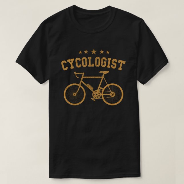 Cycologist Funny Bike Bicycle Cycling Lover Gift T-Shirt (Design Front)
