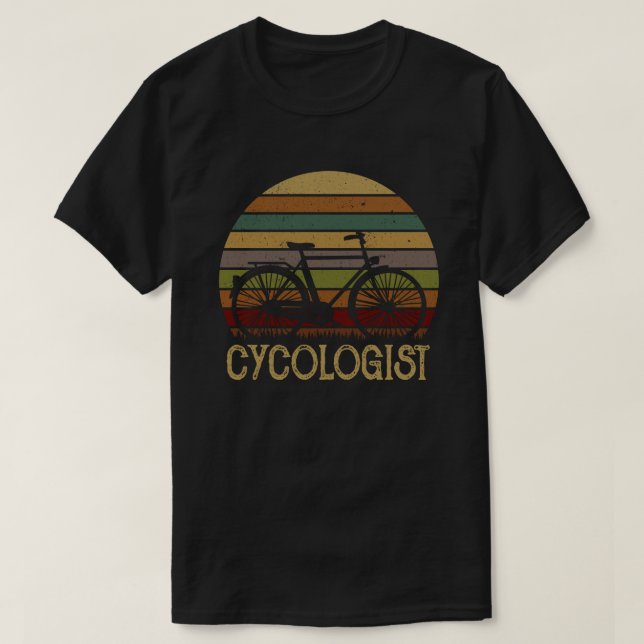 Cycologist Funny Bike Bicycle Cycling Lover Gift T-Shirt (Design Front)
