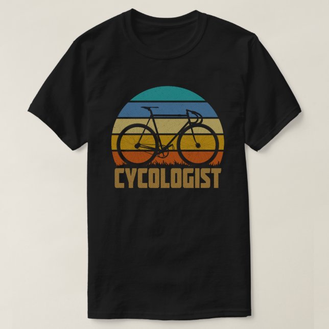 Cycologist Funny Bike Bicycle Cycling Lover Gift T-Shirt (Design Front)