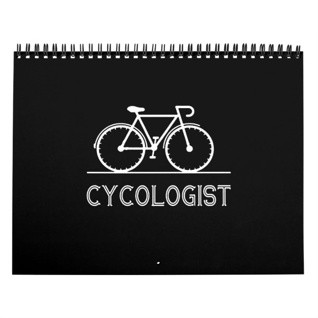 Cycologist Funny Bike Bicycle Humor Calendar (Cover)