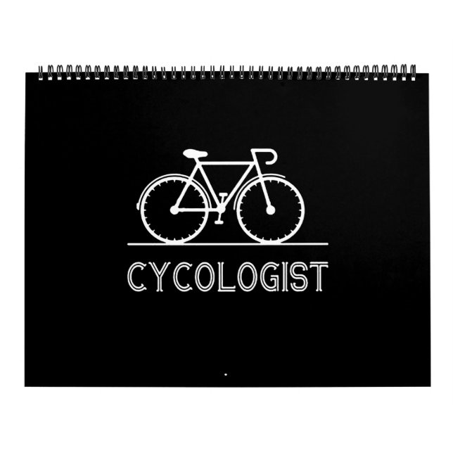 Cycologist Funny Bike Bicycle Humour Calendar (Cover)