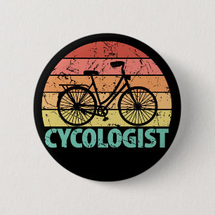 Cycologist Funny Cycling 6 Cm Round Badge