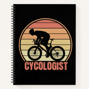 Cycologist Funny Cycling Gift for cyclists retro N Notebook