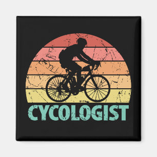 Cycologist Funny Cycling Magnet