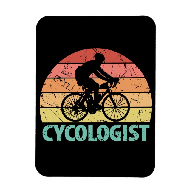 Cycologist Funny Cycling Magnet (Vertical)