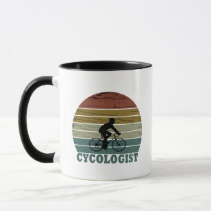 Cycologist funny cycling saying mug